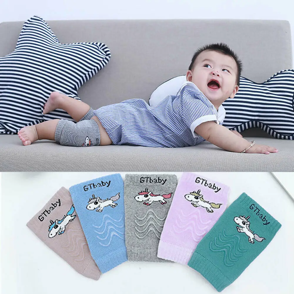 

pudcoco 1 Pair baby knee pad kids safety crawling elbow cushion infant toddlers baby leg warmer kneecap support protector baby