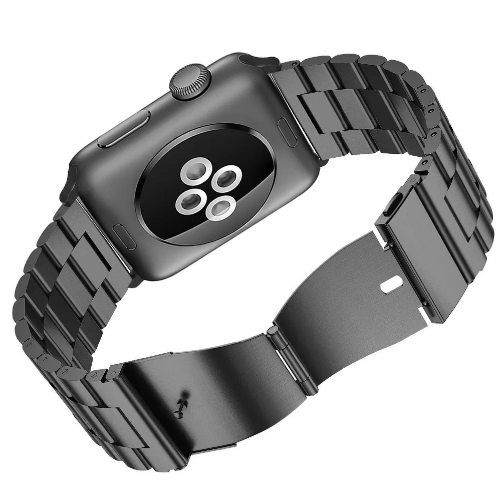 Ремешок из нержавеющей стали FOLOME с мягким корпусом ТПУ браслет для Apple Watch SE Band Series