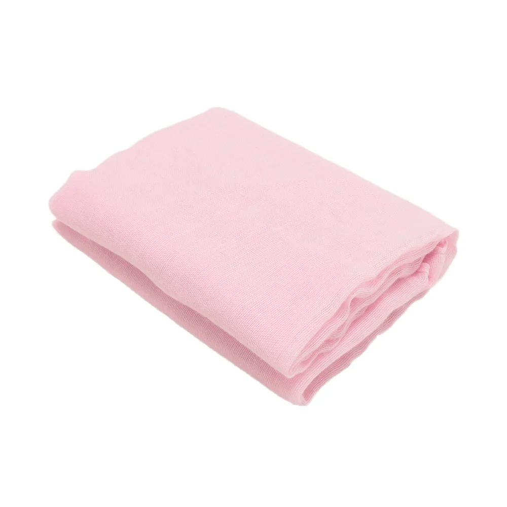 Pink Детские шейные шарфы, однотонные стильные мягкие льняные шарфы для маленьких мальчиков и девочек, шарфы-шали - Цвет: Pink