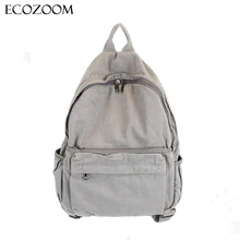 Koreanische beiläufige waschen leinwand rucksack retro student back pack reise einfache Art Laptop Tasche Mädchen Jungen Schultaschen Paar Bagpack Sac