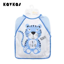 Детские Непромокаемые нагрудники с длинными рукавами для малышей, детские нагрудники с изображением машинки, птиц и цветов