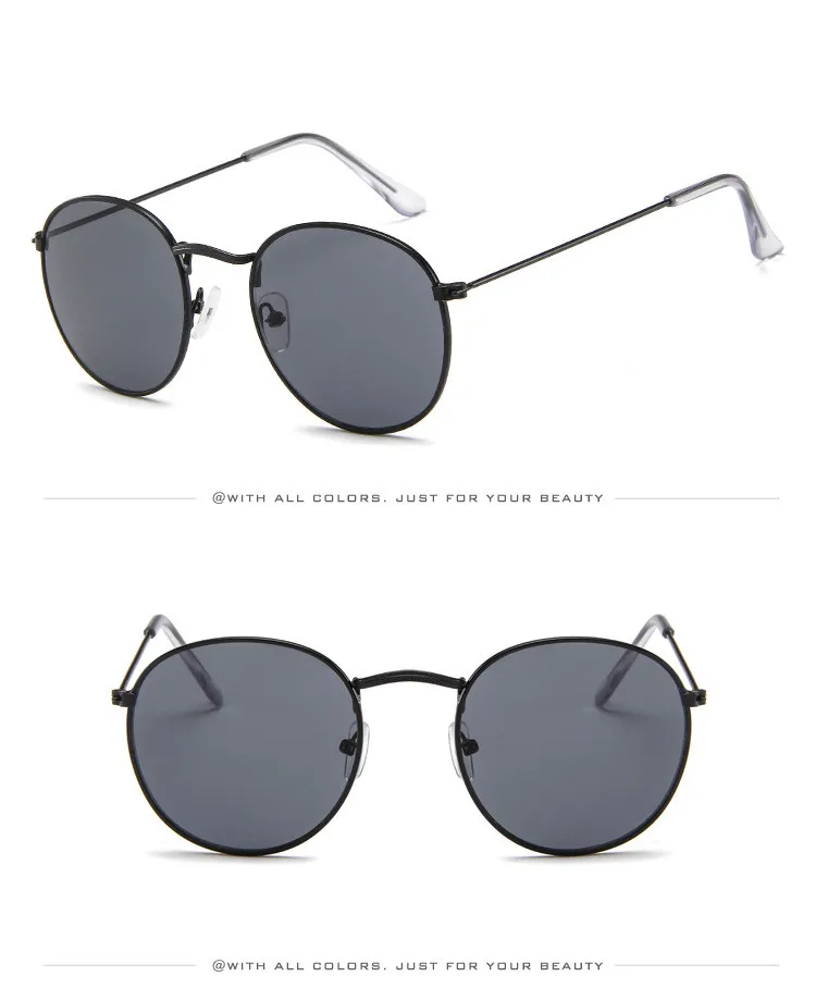 Овальные классические солнцезащитные очки для женщин/мужчин, фирменный дизайн, винтажные очки, зеркальные очки для покупок