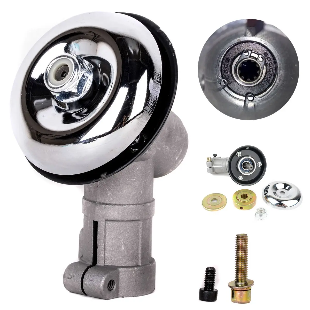 1pc Trimmer Replace Gear Head Gearhead Gearbox Brushcutter 26mm for Grass Trimmer Replacement Mayitr