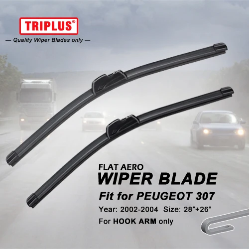 Brand New Fits 307 2.0 HDI Diesel Direct Fit Windscreen Wiper Blades Front