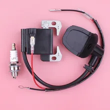 Ignition Coil Module Spark Plug Kit For Robin NB411 EC04 BG411 CG411 Trimmer Brush Cutter Engine Motor Part Ignition Coil Module Spark Plug Kit For Robin NB411 EC04 BG411 CG411 Trimmer Brush Cutter Engine Motor Part