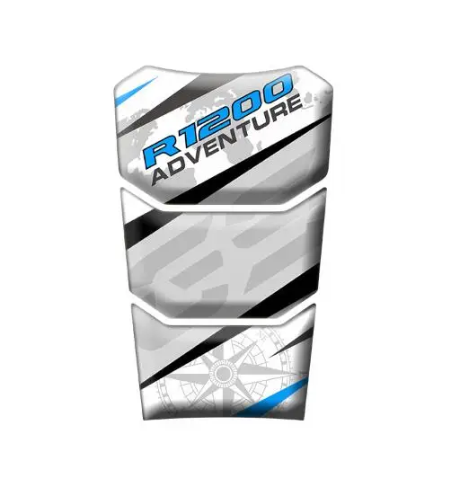 

free shipping for 3m fish bone Reflective sticker fit forbmw r1200 adventure motorcycle fuel tank cap waterproof blue white gray