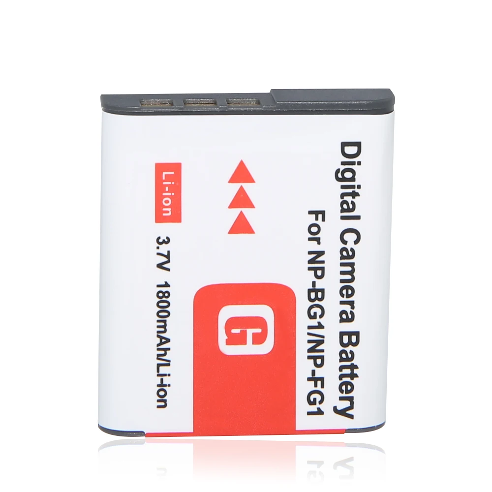 

1Pcs 1800mAh NP-BG1 NP BG1 Battery For SONY Cyber-shot DSC-H3 DSC-H7 DSC-H9 DSC-H10 DSC-H20 DSC-H50 DSC-H55 DSC-H70 Camera
