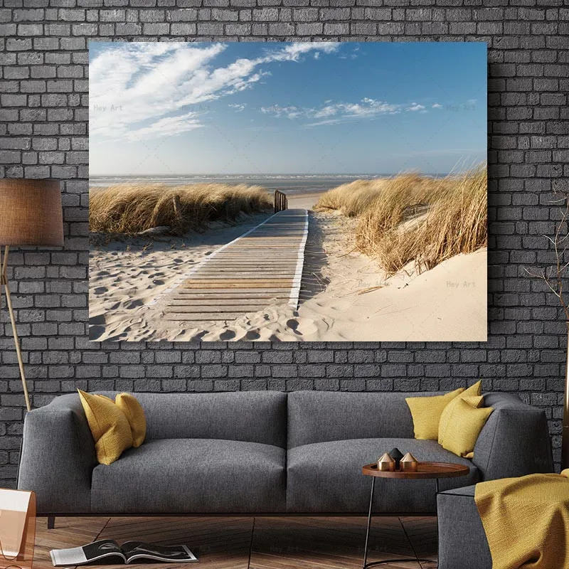 

Home Decor Picture Wall Art Poster Prints Beach Views Canvas Painting Giclee Paintings Artwork for Walls Living Room