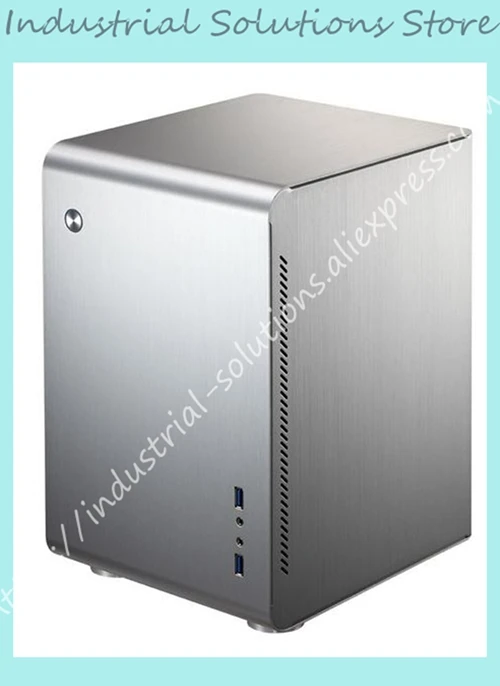 Блок питания шасси Jonsbo U2 ITX алюминиевый чехол для компьютера стандартная поддержка большой - Цвет: Прозрачный