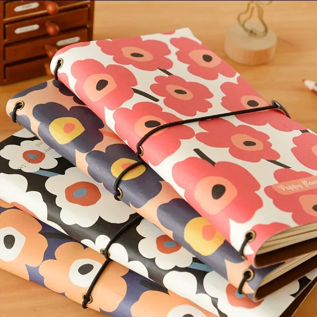 

Puppy Flower" Travel Planner Agenda Scheduler Bound Study Diary Journal Travel School Notebook To Do List