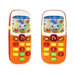 Детский телефон мобильный телефон развивающие Обучающие игрушки электронный игрушечный телефон музыка детские младенческие телефон