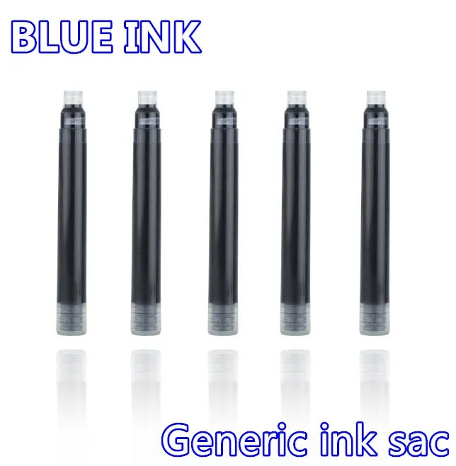 Цена 30 шт одноразовая синяя авторучка чернильный картридж заправка длина авторучка чернильный картридж заправка - Цвет графита: 30PCS blue