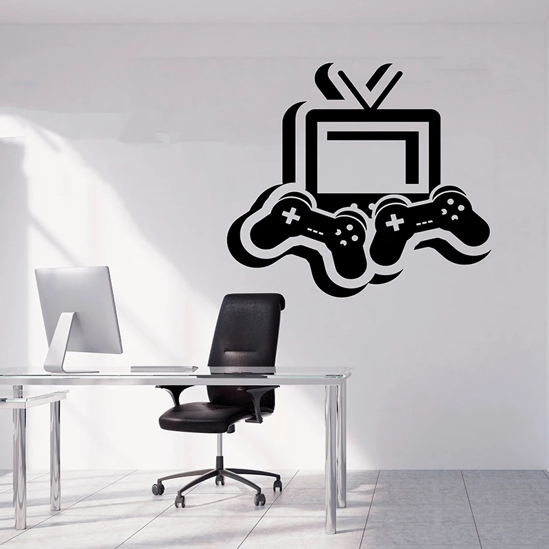 Виниловая наклейка для playstation игровой декор мальчиков подарок геймера съемная