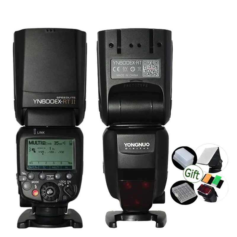 YONGNUO Speedlite YN600EX RT II GN60 TTL 2 4G Wireless HSS 1/8000s Master Flash светильник для Dslr камеры Canon 600EX ST E3