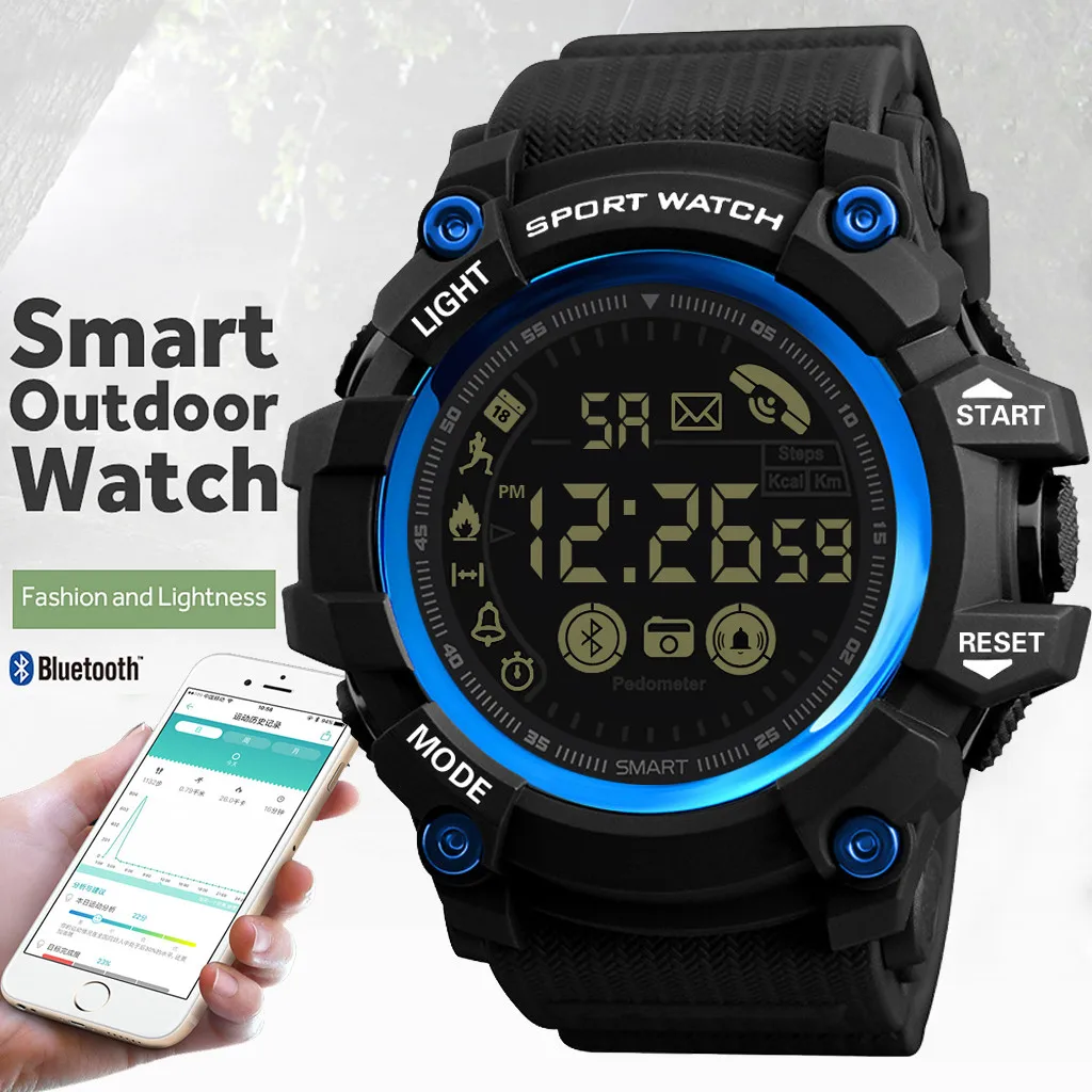 HONHX Смарт-часы мужские Bluetooth умные многофункциональные водонепроницаемые спортивные фитнес-часы Reloj elegante de los hombres Wd4