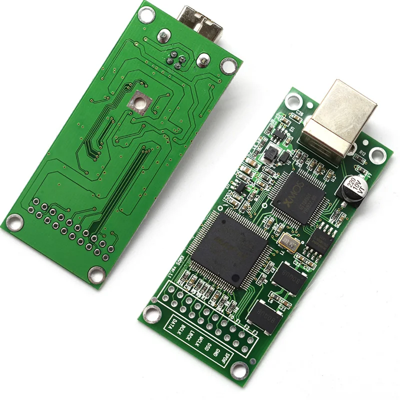 Мини XMOS + CPLD U208 цифровой интерфейс USB I2S Выход с украшением в виде кристаллов