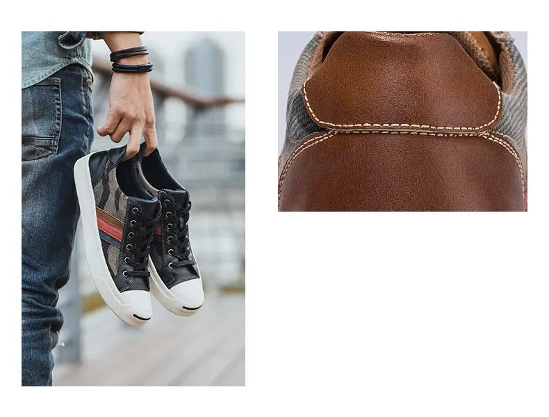 SERENE Brand 2018 Fashion Mens Shoes Fabric Mesh Leather Canvas Casual Sneakers Rubber Footwear High Top Lace-Up Black Shoe Men (5)