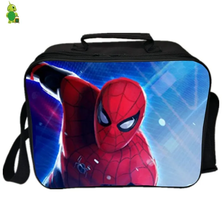 Spider Man Far From Home Lunch Bag Fresh Keeping Cooler Bag Insulation Thermal Lunch Bag Icepack Women Men Picnic Bags