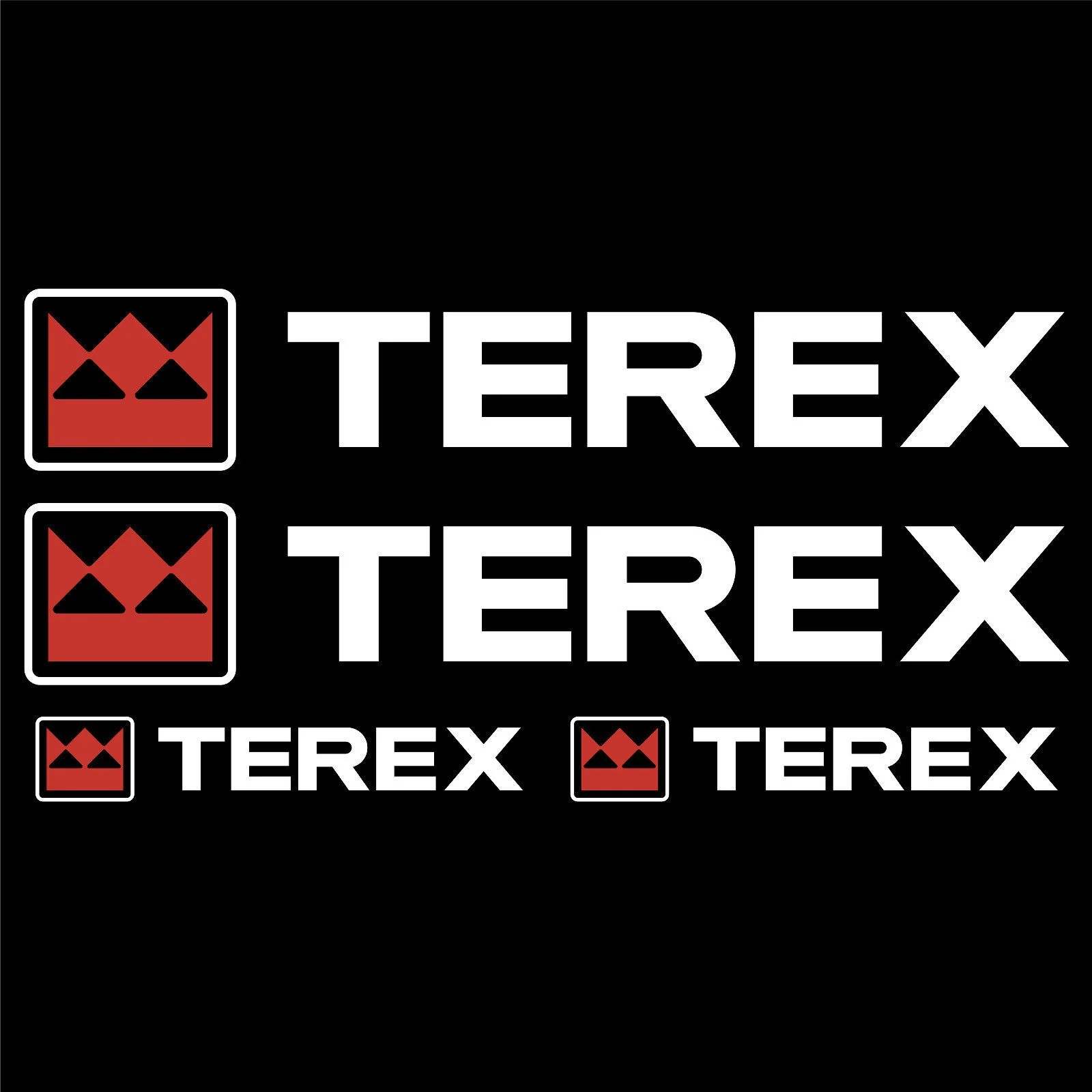 Для TEREX XL aufkleber стикер Баггер экскаватор 4 наклейки шт Автомобиль Стайлинг