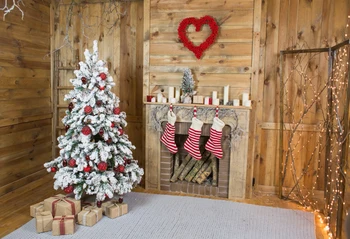 

HUAYI Photography Backdrops Christmas Backdrop Decorations Studio Photo Prop Kids Backgrounds XT-6261