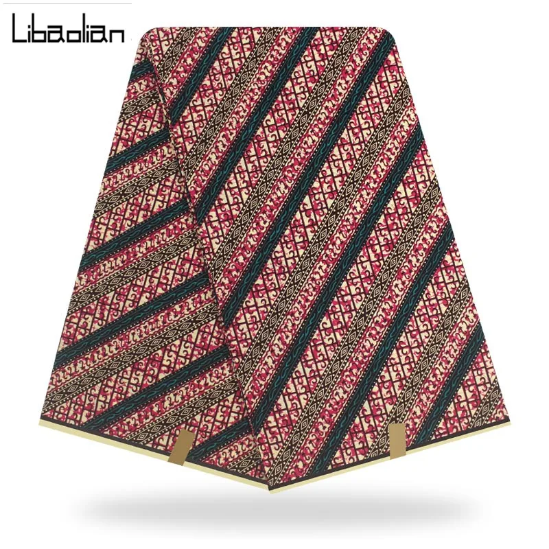

Veritable Wax Printed Fabric Newest Guaranteed Wax Material 6yards/ 100%Cotton Nixe Prints Wax High Quality F905-07