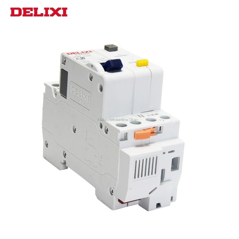 Автоматический выключатель 10A 16A 20A 25a 32A 40a 63a 1P + N DPN RCBO RCD HDBELE DELIXI|Автоматические