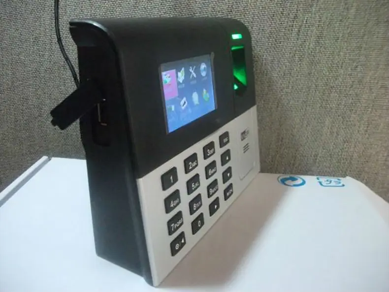 UA200 3 дюймов цветной экран TCP/IP отпечаток пальца Время рекордер Linux система биометрический отпечаток пальца время посещаемость машина