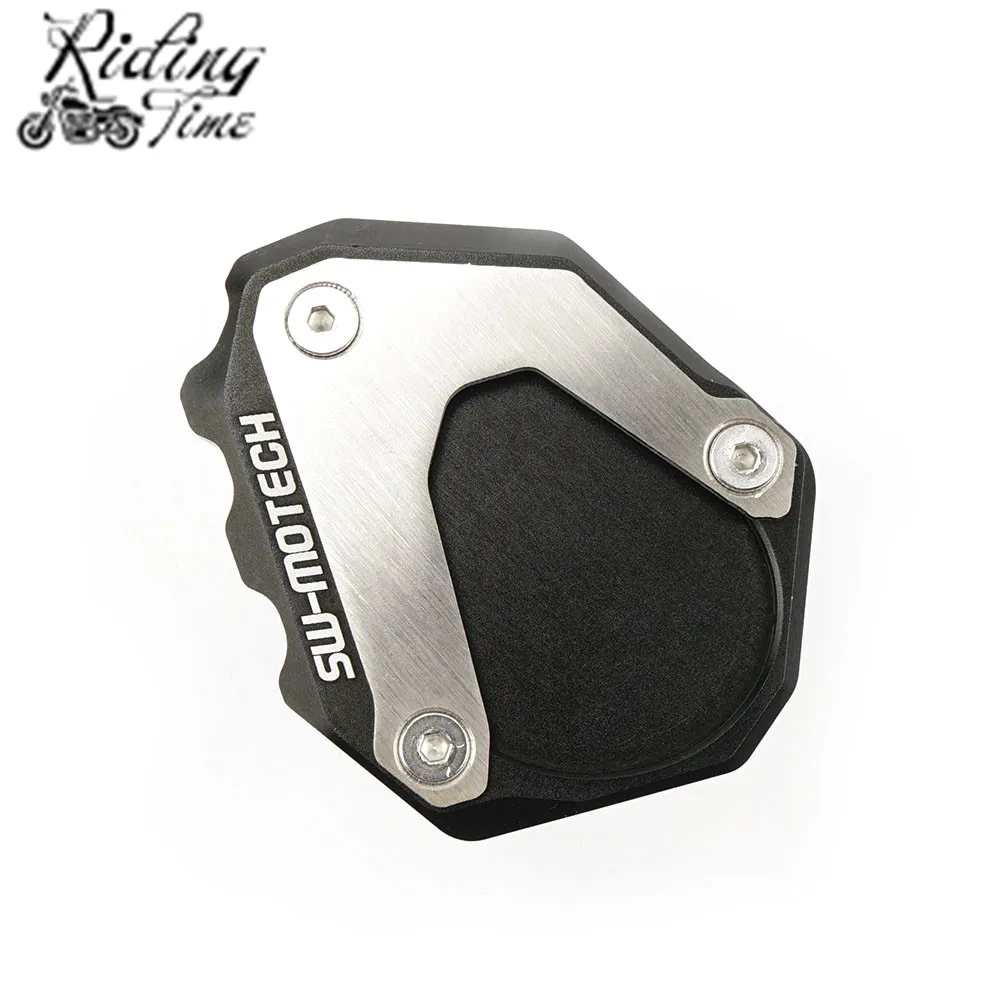 Мотоцикл Kickstand ножная боковая подставка удлинитель поддержка пластина