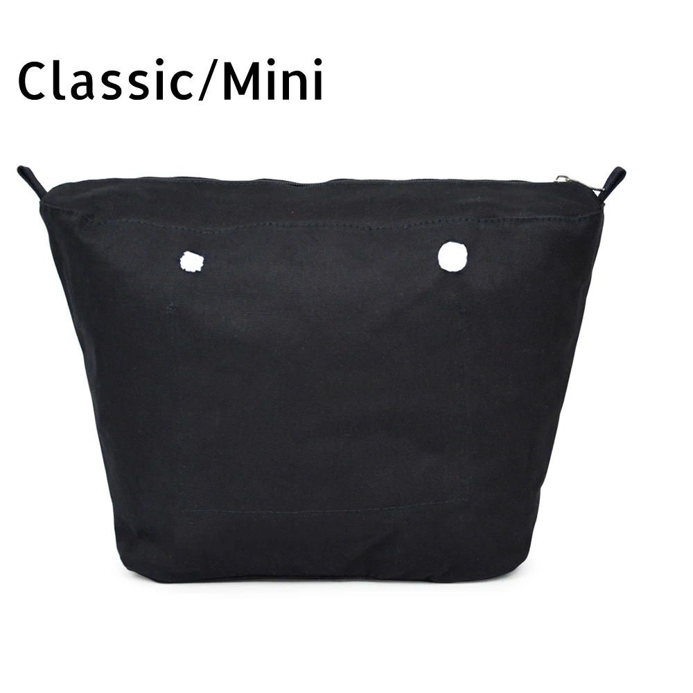 Image New Inner lining Zipper Pocket For Classic Mini size Obag super advanced  insert with inner waterproof coating for O bag