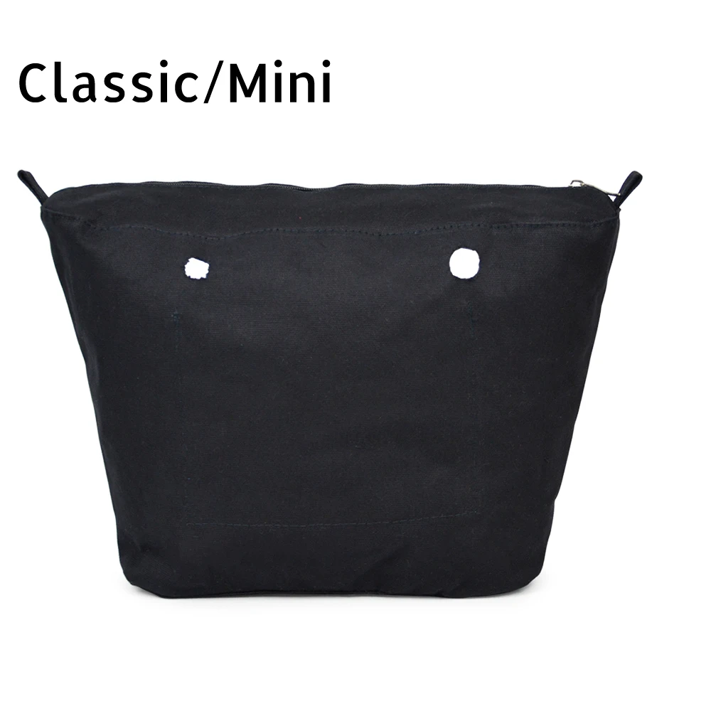 New Inner Lining Zipper Pocket For Classic Mini Size Obag Super Advanced Insert With Inner Waterproof