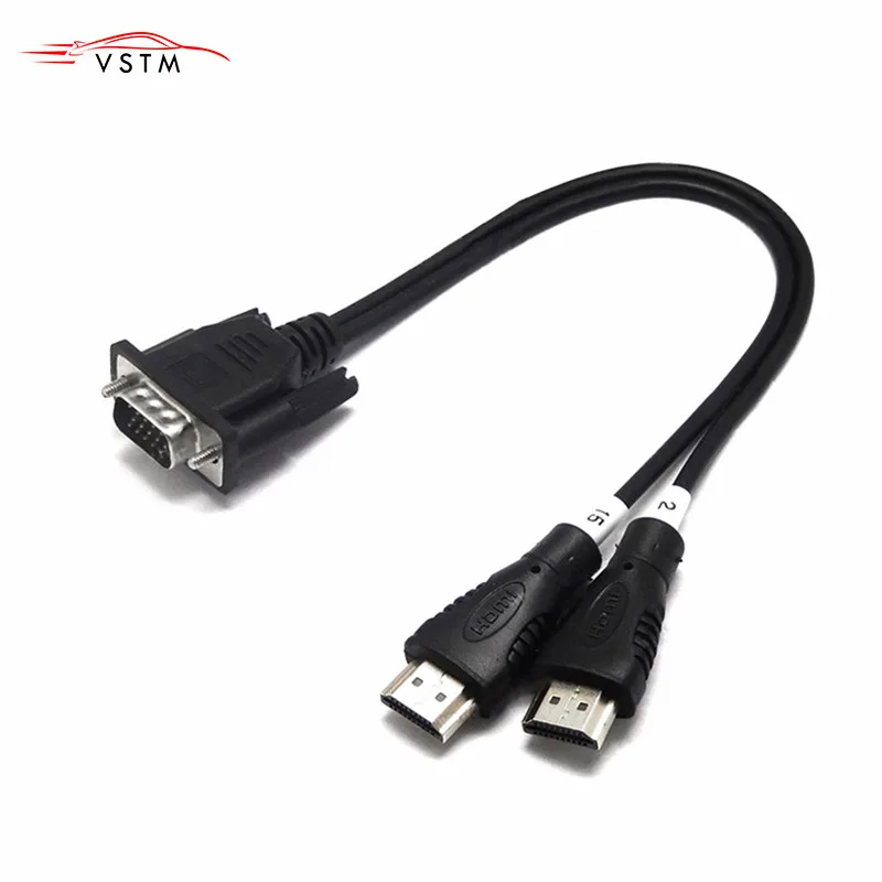 VGA к HDMI ЖК-светодиодный EDID код чип данных чтение линии 2 в 1 кабель онлайн чтение и запись линии RT809F RT809H TL866ii plus