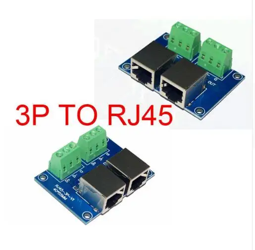 

1 pcs RJ45-3P DMX512 Relays connector