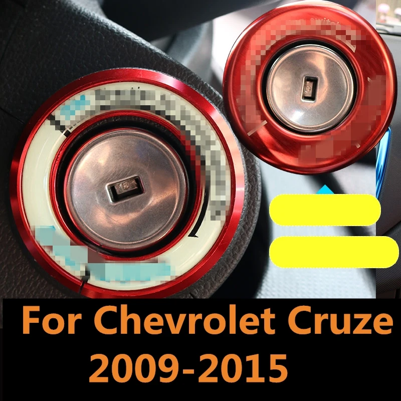 Для Chevrolet Cruze 2009- светящийся автомобильный брелок для ключей с зажиганием декоративная наклейка автомобильный Стайлинг переключатель зажигания Защитная Наклейка