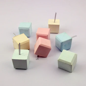 

10 pcs 2.5cm Parrot toys Hamster Molar Stone Square Hamster Molar Supplies Small Pet Molar Small Square Dental Stone supplies