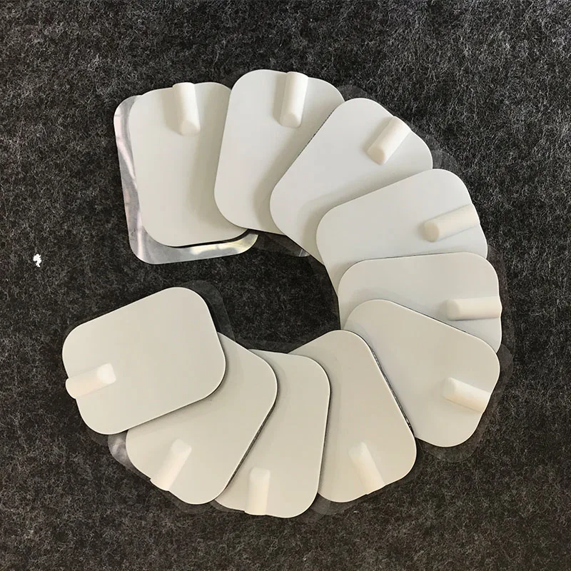 10pcs/6*4cm Massager Electric Pads for Tens Acupuncture Slimming Massage Digital Therapy abs Nerve Muscle Stimulator Health Care