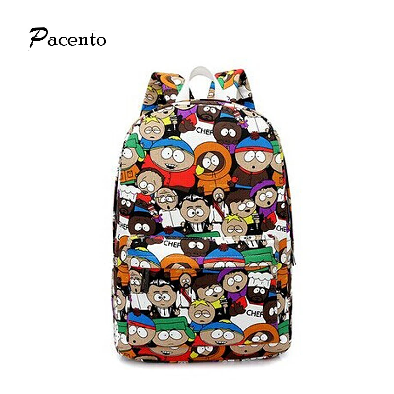 

Pacento 2017 New Arrival Personality Graffiti Backpack Woman Canvas Backapck Printing Feminine School Bags Leisure Bag for Girls