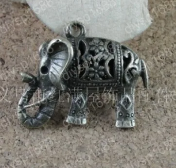 

Модные ювелирные изделия фурнитура Аксессуары Шарм Подвеска Сплав Бусины античная бронза 20*26 мм в форме слона 20 шт. JJA2899