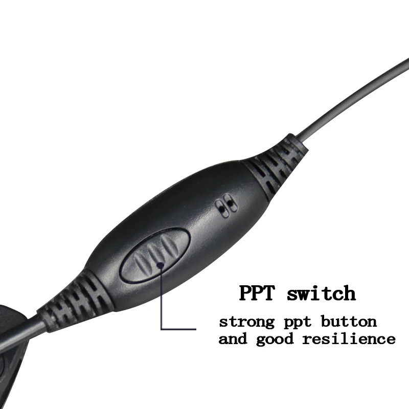 Fone de Ouvido com Ppt Xierde para Rádio Walkie Talkie Fone de Ouvido Microfone para Motorola Sl1m Sl1k Sl7500 Sl400 Rádio - Image 3