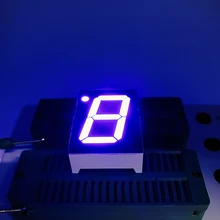 Новинка; 1 бит 1 дюймов цифровая трубка светодиодный Дисплей высокие синие светильник 7 сегмент общий анод/анод
