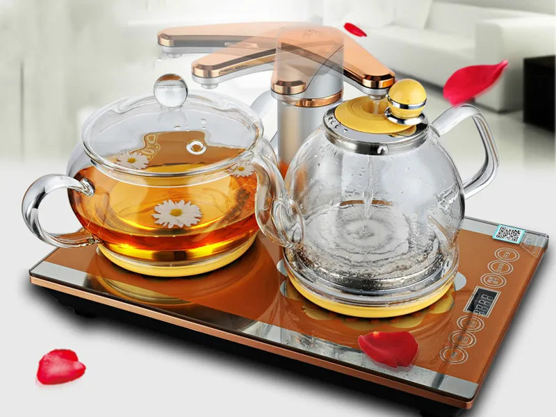 Fully automatic water electric kettle tea set with stove glass Overheat