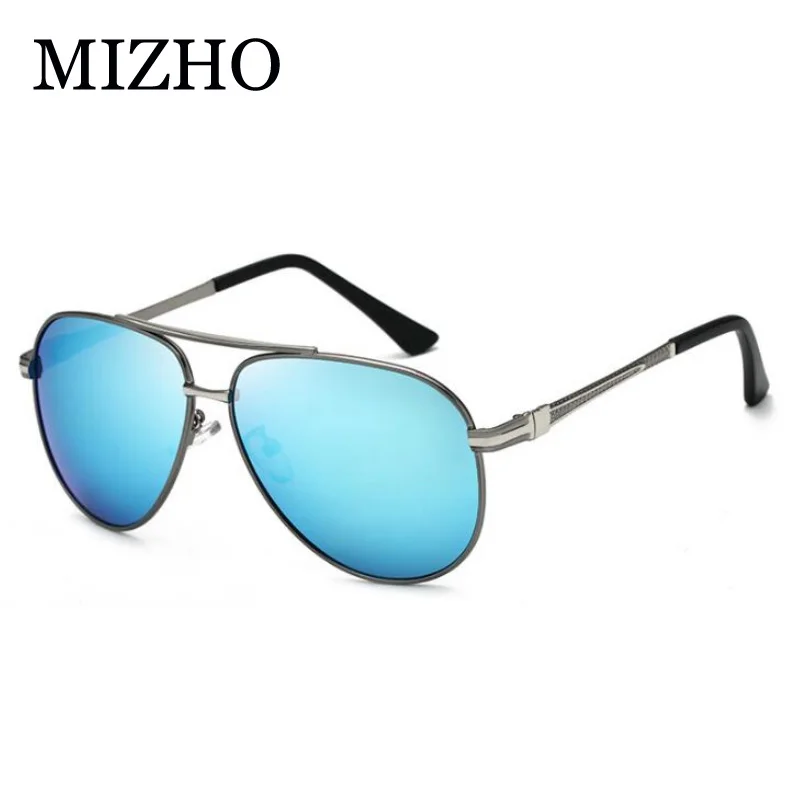 

MIZHO Fashion Celebrity Clear Sunglasses Polarized Men Pilot Vintage Anti-Reflective Lens Original Quality Sun Glasses Driving