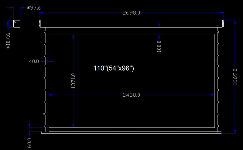 

110'' 16:9 HDTV Home theater tab tensioned electrical projection screen with ambient light rejecting for ultra short projectors