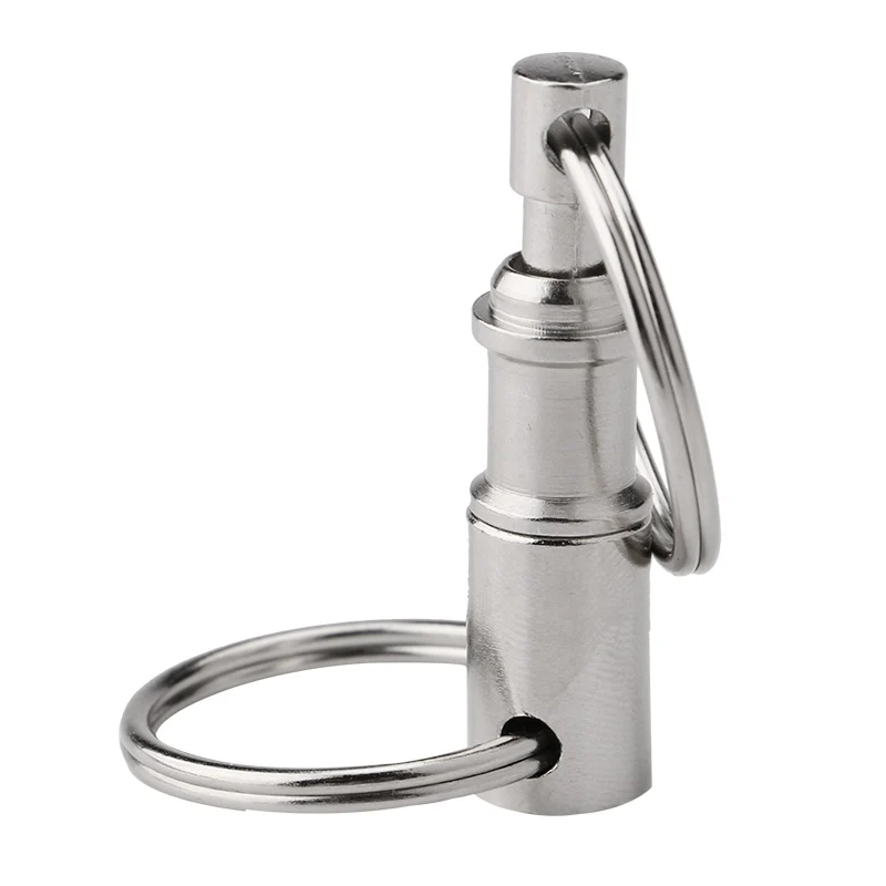 

Portable Keyring For Men Quick Release Keychain Dual Detachable Snap Lock Holder Steel Pull-Apart Women Key Holder Rings keyring