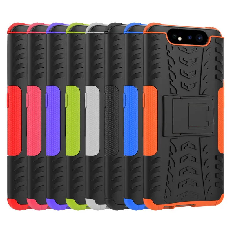For Samsung Galaxy A80 Case Heavy PC + TPU Cover Stand Armor ShockProof A90 A 80 A805F SM-A805F Phone Bag Cases |