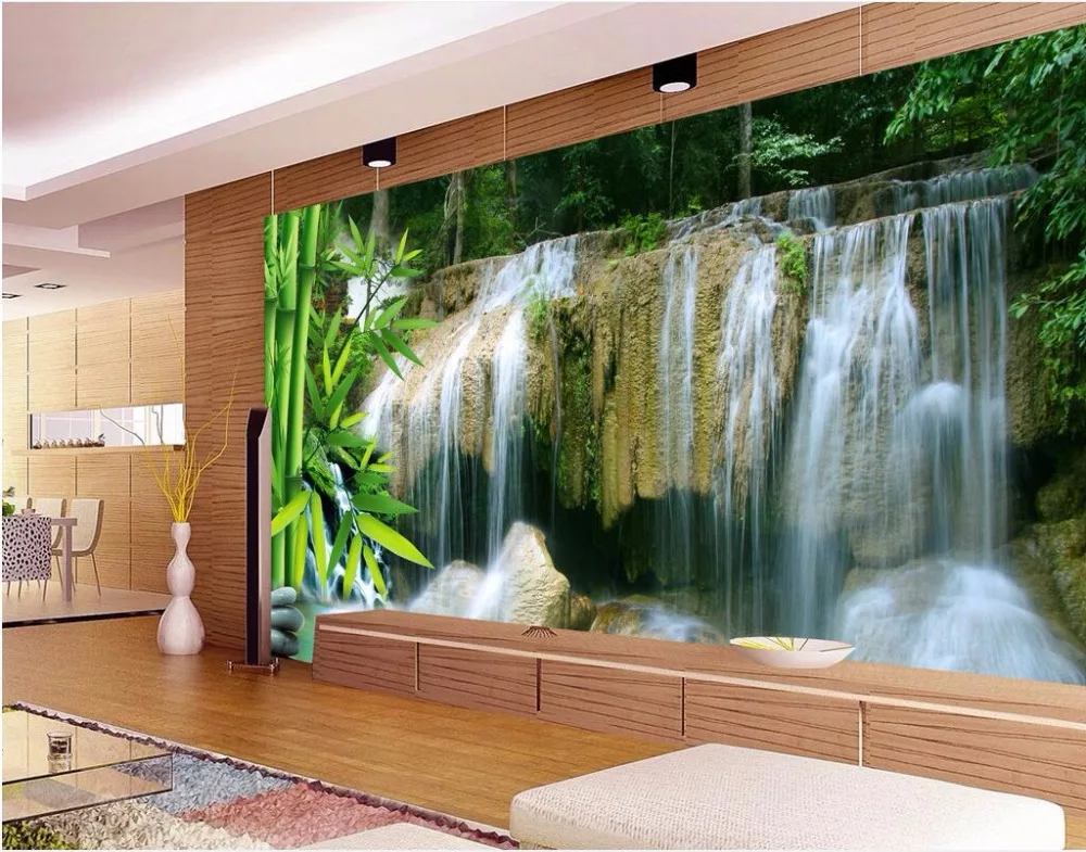 liso das mulheres escuro nao tecido mural moda 3d 03