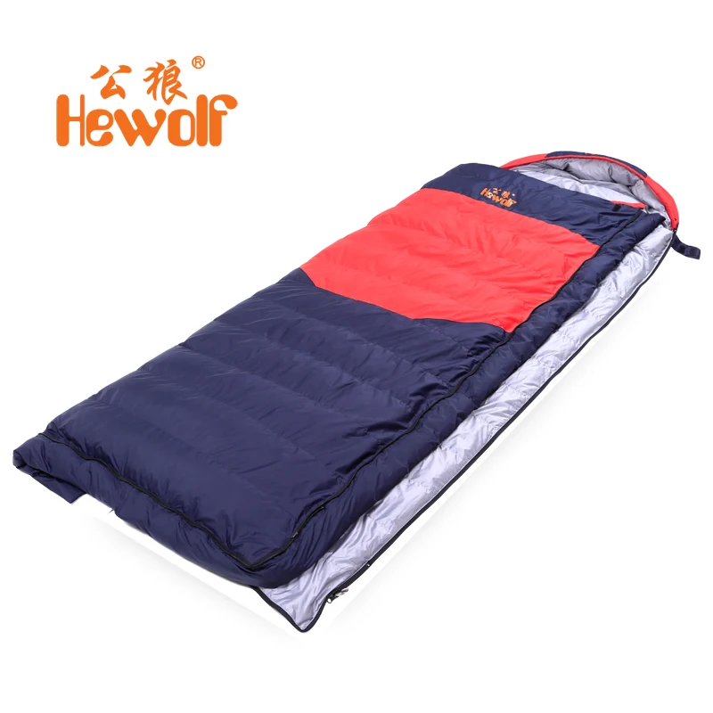 Hewolf Brand Envelope Winter Down Sleeping Bag Warmer Hewolf Brand Envelope Winter Down Sleeping Bag Warmer Thickening Mountaineering Camping Lunch Outdoors In Bags From Sports