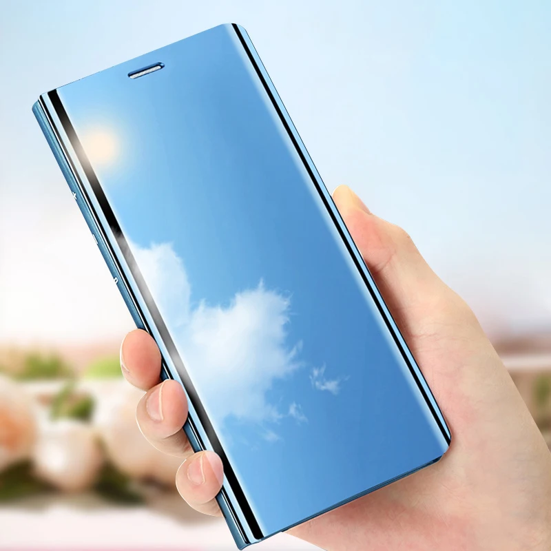 Роскошный зеркальный флип-чехол для huawei P Smart P30 Pro P20 Lite mate 20 светильник Psmart Plus 6,3 Hawei P 30 Мягкая задняя крышка для телефона