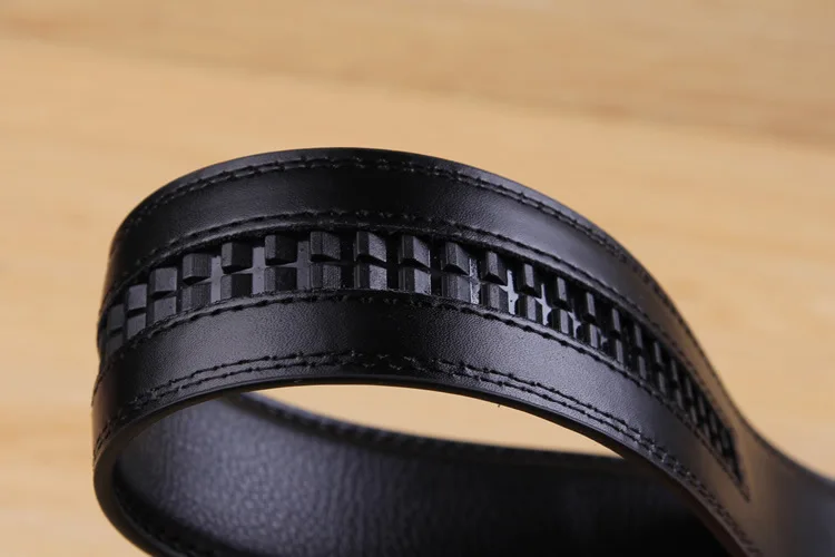 Fashion Brand Cowskin belt Genuine leather men alloy Luxury jaguar belt business 3.5cm belts for men