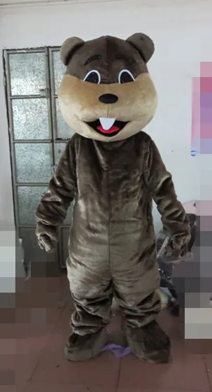 

Beaver Mascot Costume adult Fancy Dress Character mascot costume Holiday special clothing for Halloween party event