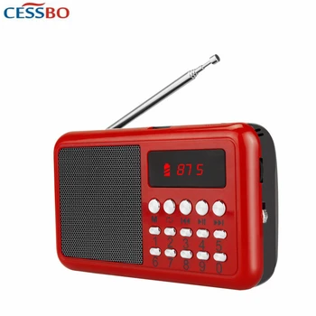 

3 in 1 Portable Radio Card Neutral Elderly MP3 Player Speaker Support TF Card&USB Drive Music MP3/4 Mini FM Radio Loudspeaker